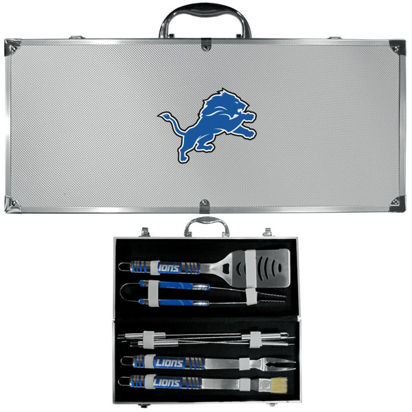 Detroit Lions 8 pc Tailgater BBQ Set