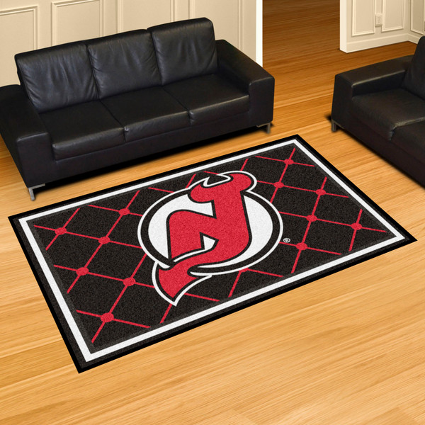 NHL - New Jersey Devils 5x8 Rug 59.5"x88"