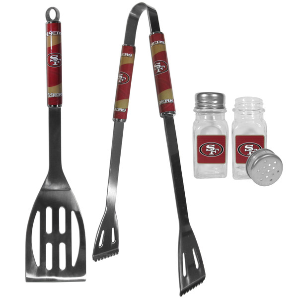 San Francisco 49ers 2pc BBQ Set with Salt & Pepper Shakers