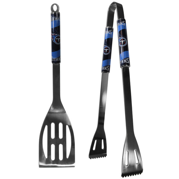 Tennessee Titans 2 pc Steel BBQ Tool Set