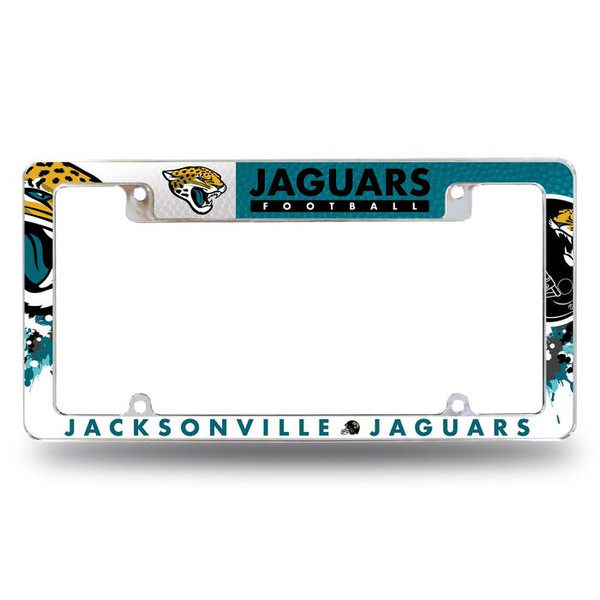 Jacksonville Jaguars All Over Chrome Frame