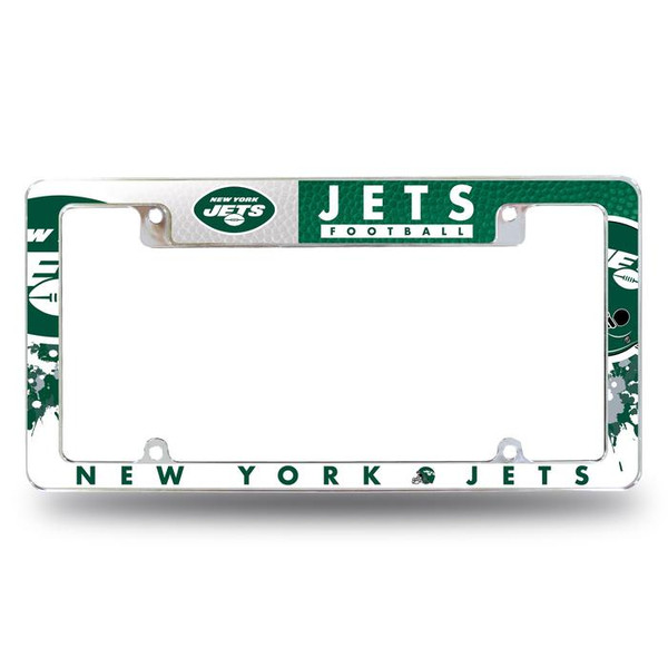 New York Jets All Over Chrome Frame