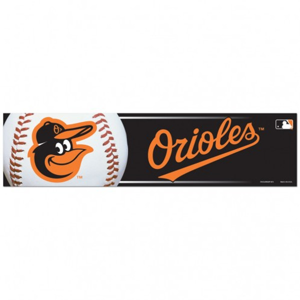 Baltimore Orioles Decal 3x12 Bumper Strip Style