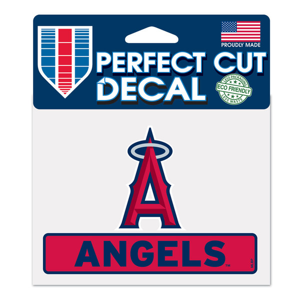 Los Angeles Angels Decal 4.5x5.75 Perfect Cut Color