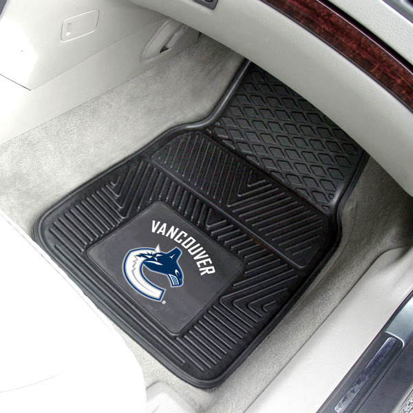 NHL - Vancouver Canucks 2-pc Vinyl Car Mat Set 17"x27"