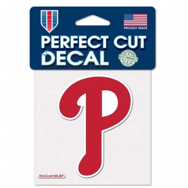 Philadelphia Phillies Decal 4x4 Perfect Cut Color