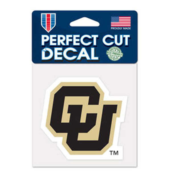 Colorado Buffaloes Decal 4x4 Perfect Cut Color