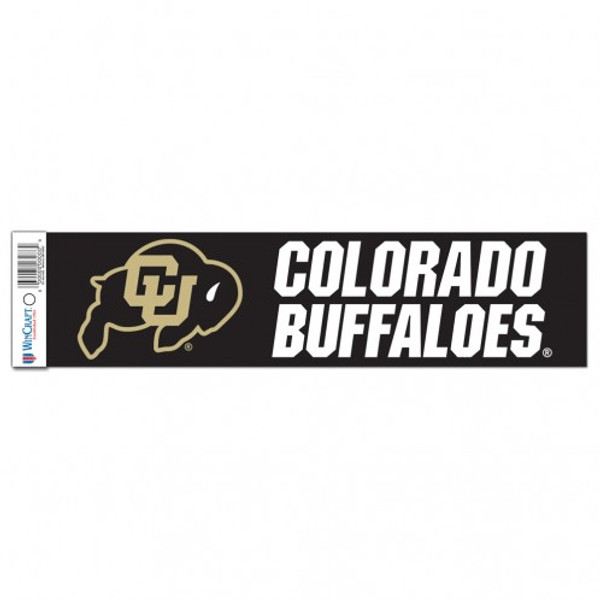 Colorado Buffaloes Decal 3x12 Bumper Strip Style