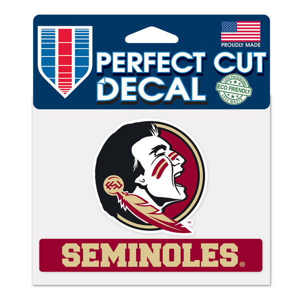 Florida State Seminoles Decal 4.5x5.75 Perfect Cut Color