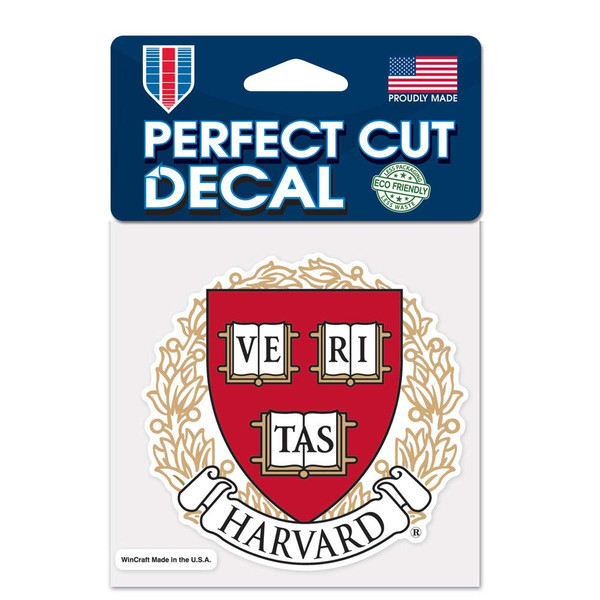 Harvard Crimson Decal 4x4 Perfect Cut Color