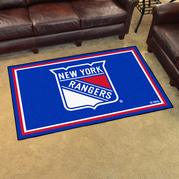 NHL - New York Rangers 4x6 Rug 44"x71"