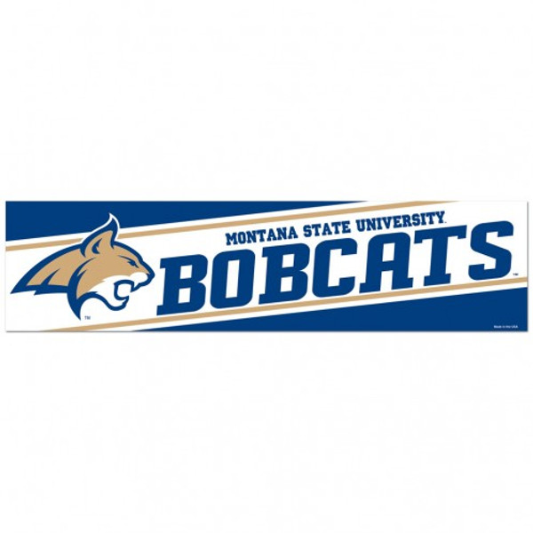 Montana State Bobcats Decal 3x12 Bumper Strip Style