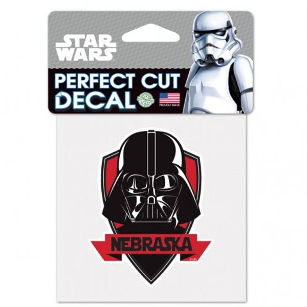 Nebraska Cornhuskers Decal 4x4 Perfect Cut Star Wars Darth Vader