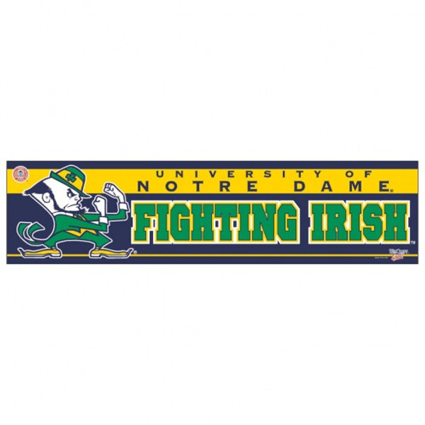 Notre Dame Fighting Irish Bumper Sticker
