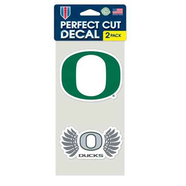 Oregon Ducks Set of 2 Die Cut Decals
