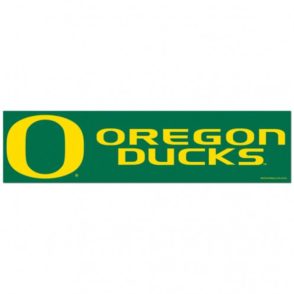 Oregon Ducks Decal 3x12 Bumper Strip Style