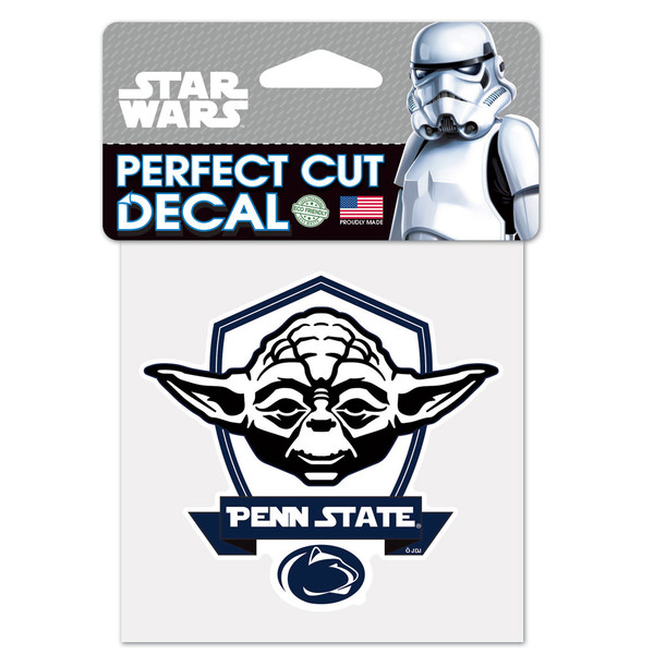 Penn State Nittany Lions Decal 4x4 Perfect Cut Color Star Wars Yoda Design