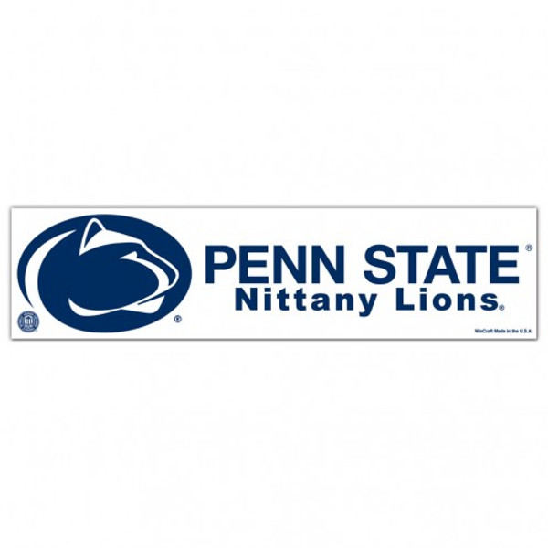 Penn State Nittany Lions Decal 3x12 Bumper Strip Style