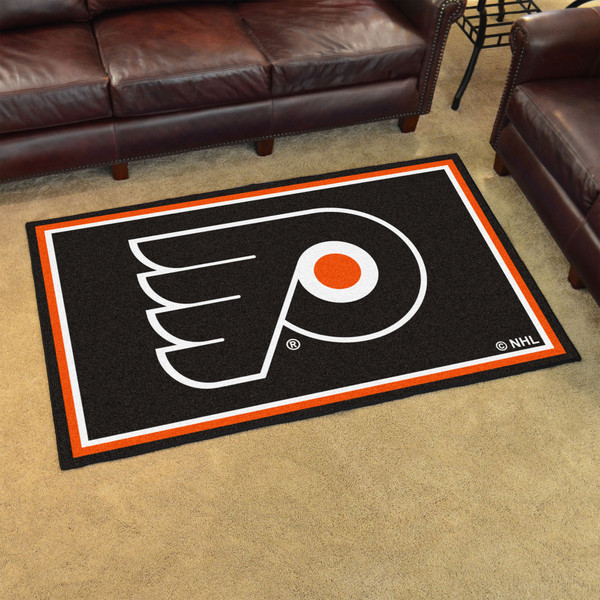 NHL - Philadelphia Flyers 4x6 Rug 44"x71"