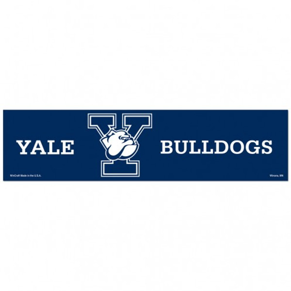 Yale Bulldogs Decal 3x12 Bumper Strip Style