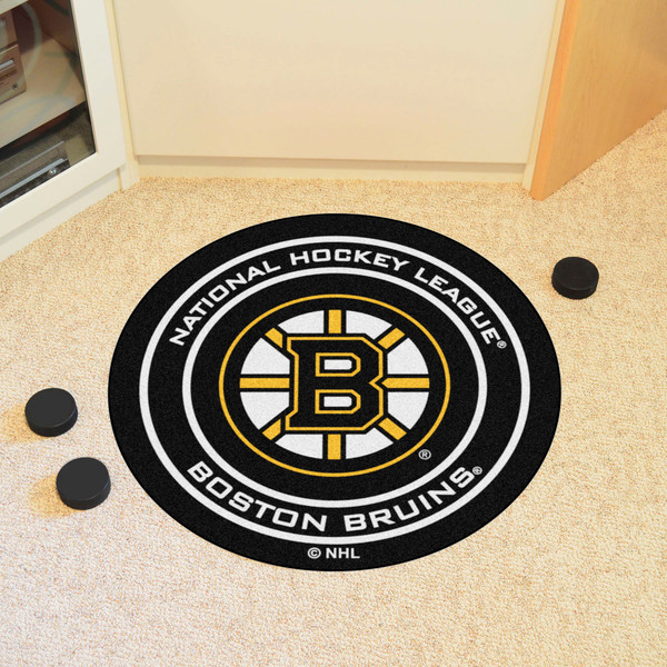 NHL - Boston Bruins Puck Mat 27" diameter