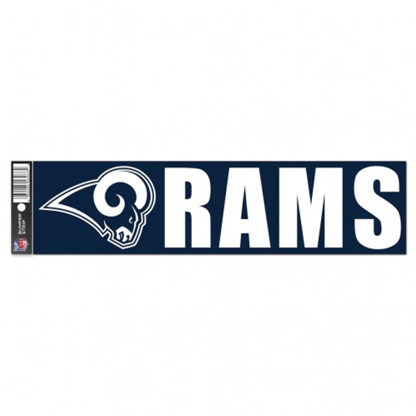 Los Angeles Rams Decal 3x12 Bumper Strip Style