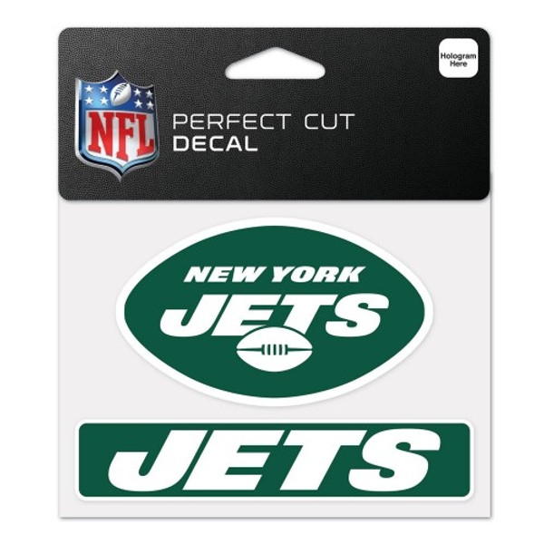 New York Jets Decal 4.5x5.75 Perfect Cut Color