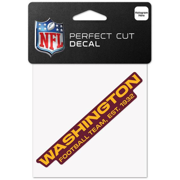 Washington Commanders Decal 4x4 Perfect Cut Color