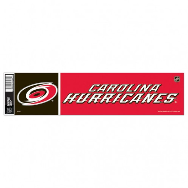 Carolina Hurricanes Decal 3x12 Bumper Strip Style