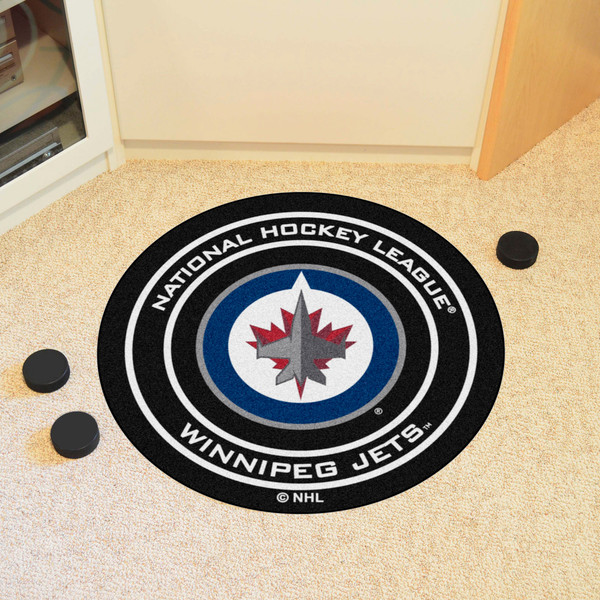 NHL - Winnipeg Jets Puck Mat 27" diameter