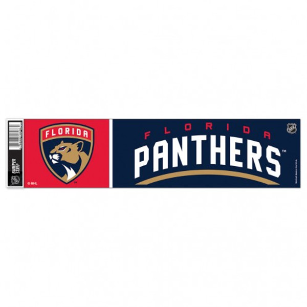 Florida Panthers Decal 3x12 Bumper Strip Style