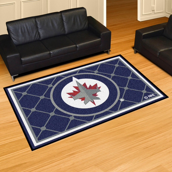 NHL - Winnipeg Jets 5x8 Rug 59.5"x88"