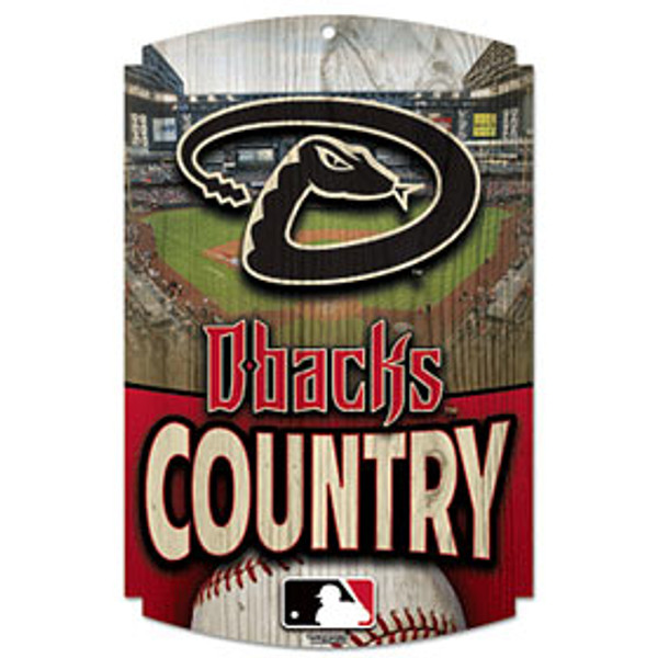 Arizona Diamondbacks Wood Sign - Country