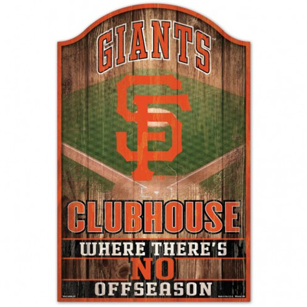 San Francisco Giants Sign 11x17 Wood Fan Cave Design