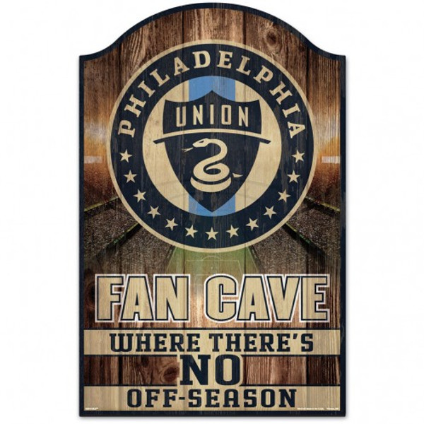 Philadelphia Union Sign 11x17 Wood Fan Cave Design