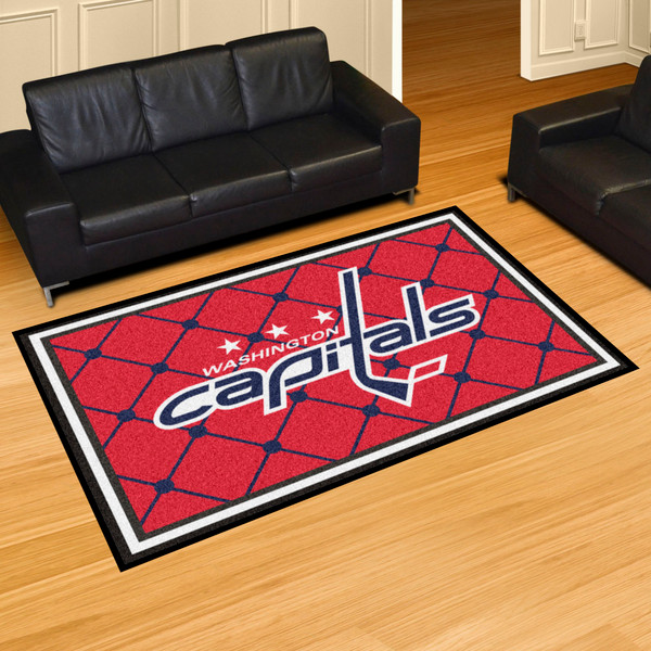 NHL - Washington Capitals 5x8 Rug 59.5"x88"