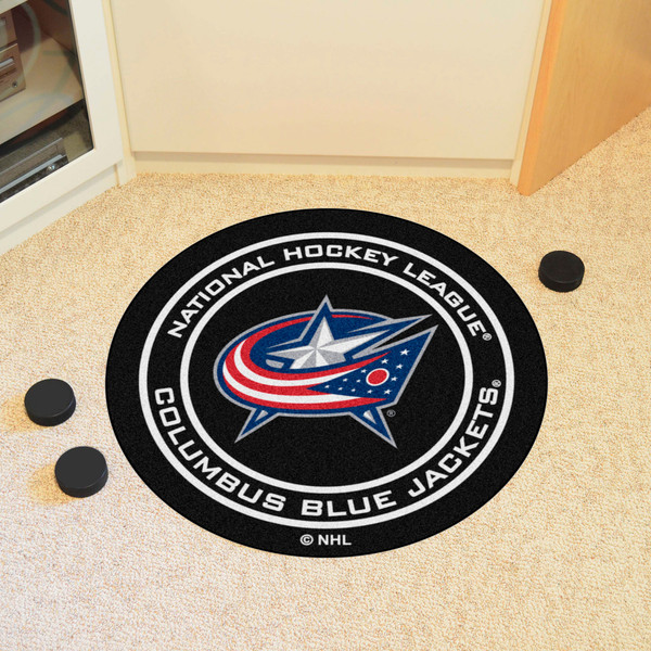 NHL - Columbus Blue Jackets Puck Mat 27" diameter