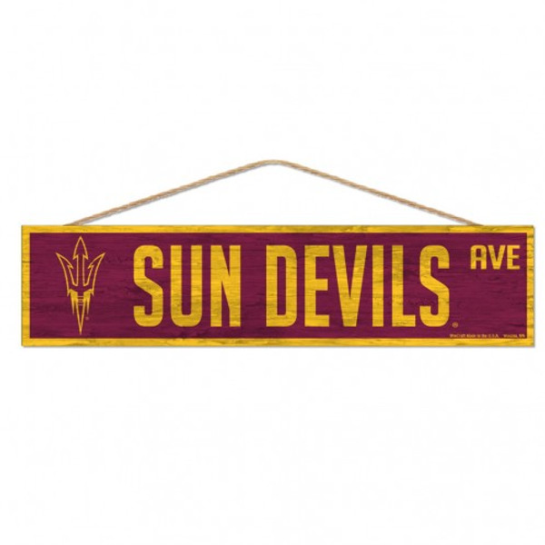 Arizona State Sun Devils Sign 4x17 Wood Avenue Design