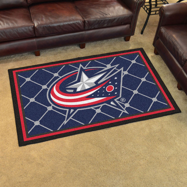 NHL - Columbus Blue Jackets 4x6 Rug 44"x71"