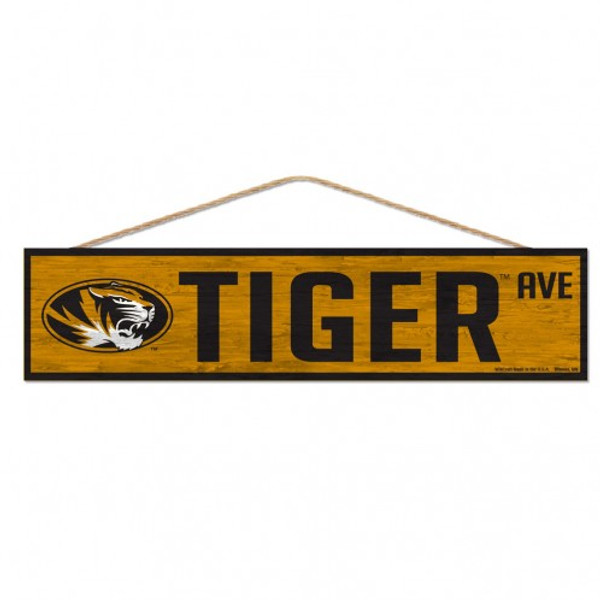 Missouri Tigers Sign 4x17 Wood Avenue Design