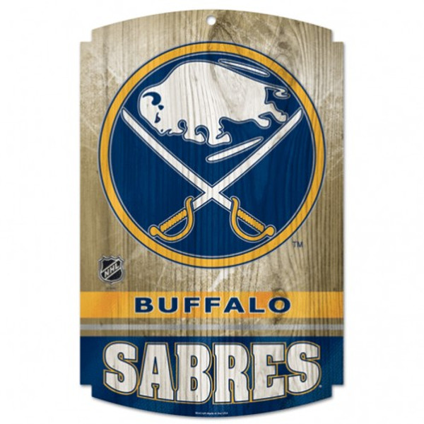 Buffalo Sabres Wood Sign - 11" x 17"