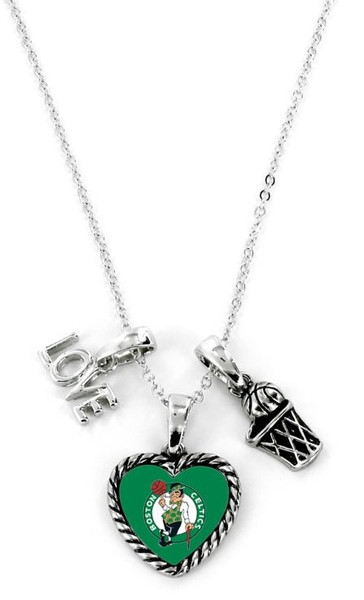 Boston Celtics Necklace Charmed Sport Love Basketball