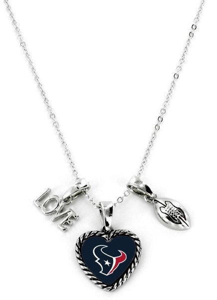 Houston Texans Necklace Charmed Sport Love Football