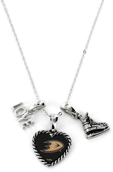 Anaheim Ducks Necklace Charmed Sport Love Skate