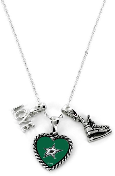 Dallas Stars Necklace Charmed Sport Love Skate