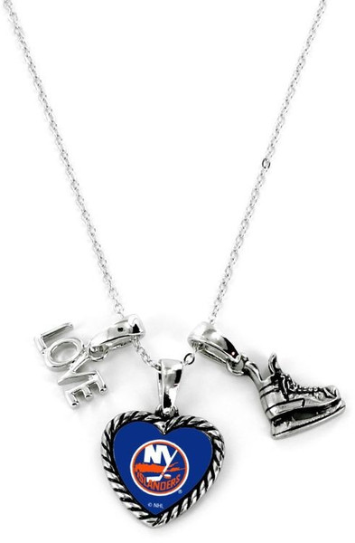 New York Islanders Necklace Charmed Sport Love Skate