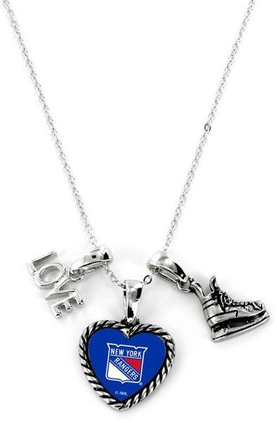 New York Rangers Necklace Charmed Sport Love Skate