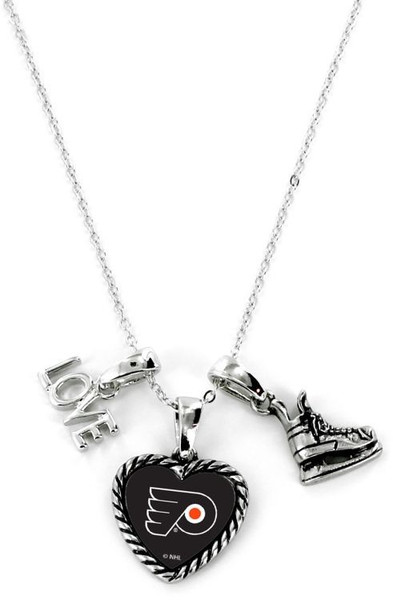 Philadelphia Flyers Necklace Charmed Sport Love Skate