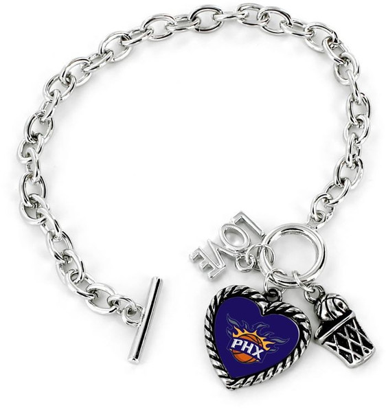 Phoenix Suns Bracelet Charmed Sport Love Basketball