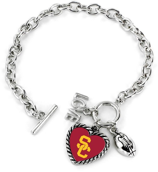 USC Trojans Bracelet Charmed Sport Love Football